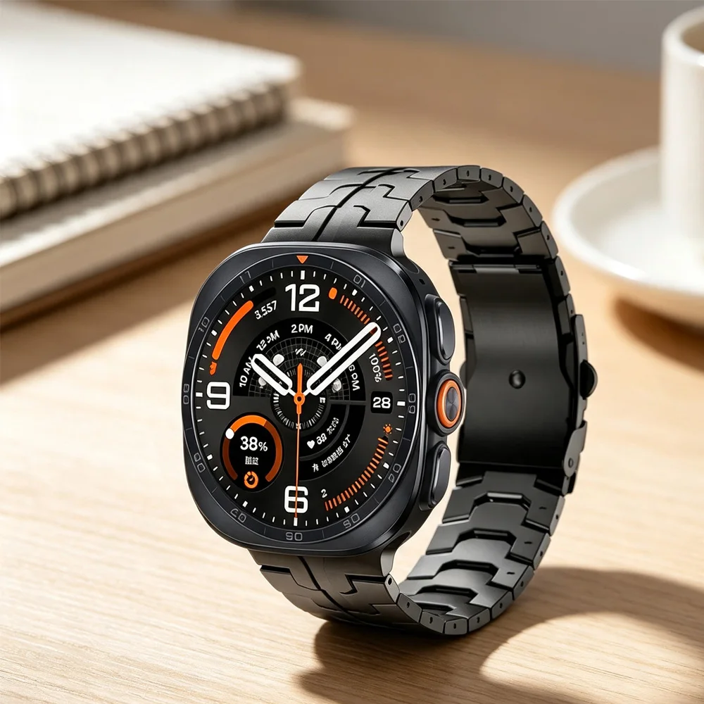 Stainless Titanium Metal Strap For Samsung Galaxy Watch Ultra 2-1 47mm Steel Advanced Bracelet For Galaxy Watch Ultra 2025 47mm