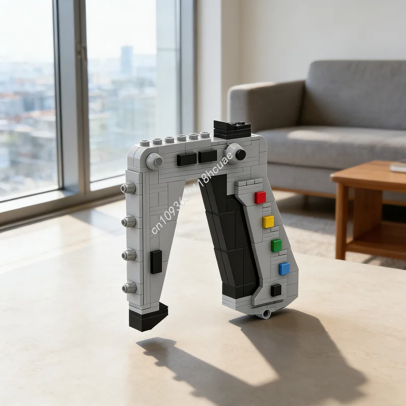 180 Pezzi MOC Modello di Pistola Spaziale, Blocchi da Costruzione, Architettura Assemblabile, Regalo Creativo di Natale, Giocattolo Educativo