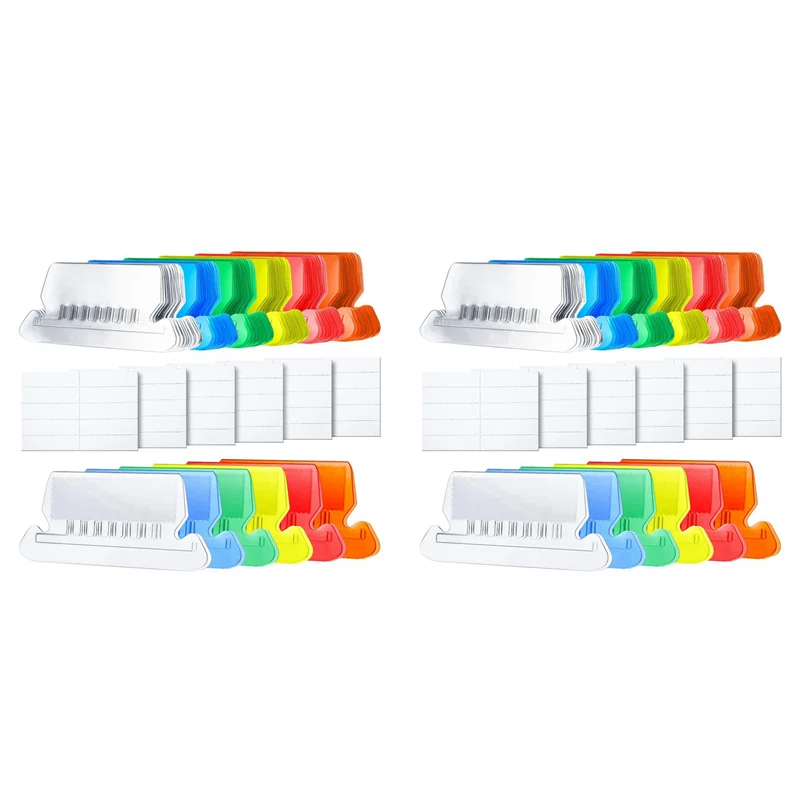 

240 Sets 2 Inch Hanging Folder Tabs And Inserts For Quick Identification Of Hanging Files Hanging File Inserts B-Y18A