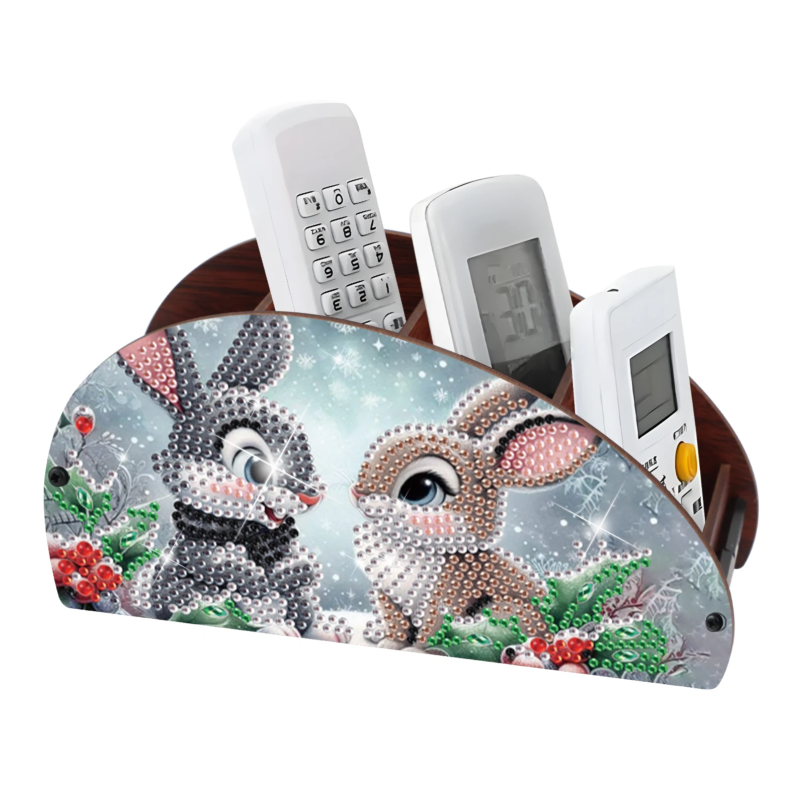 

Diamond Painting Art Kit Organizer Box-Colorful Swan, DIY Special Shape Diamond Partial Mosaic Handmade Making Kit Organizer Box