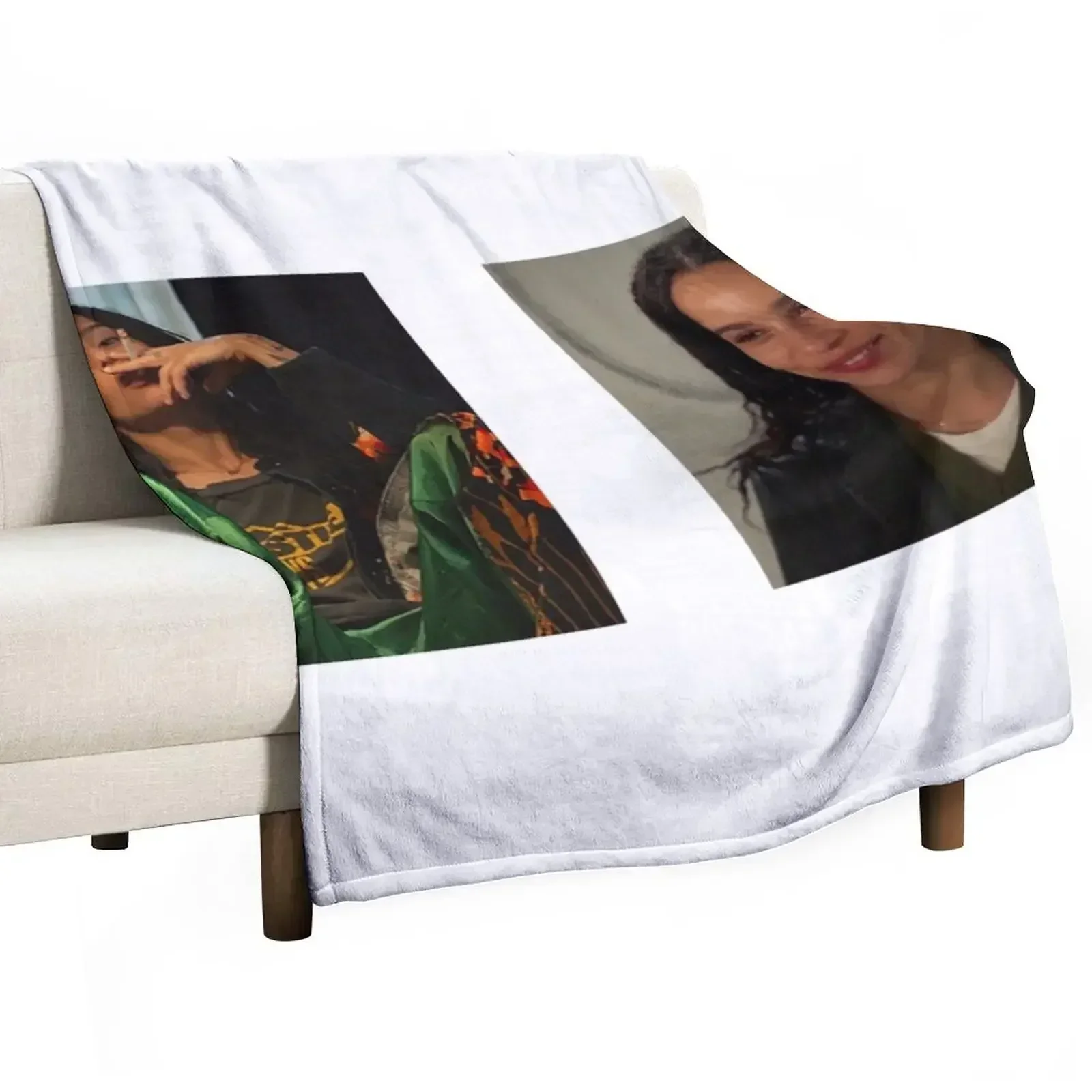zoe kravitz high fidelity Throw Blanket warm for winter Bed Luxury Designer Hairy anime Baby Blankets