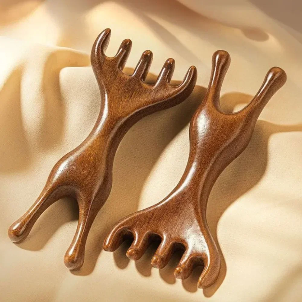 New Massage Comb Head Massager Relaxing Five Tooth Comb Whale Comb Scalp Scraping Massager Body Massage Tool
