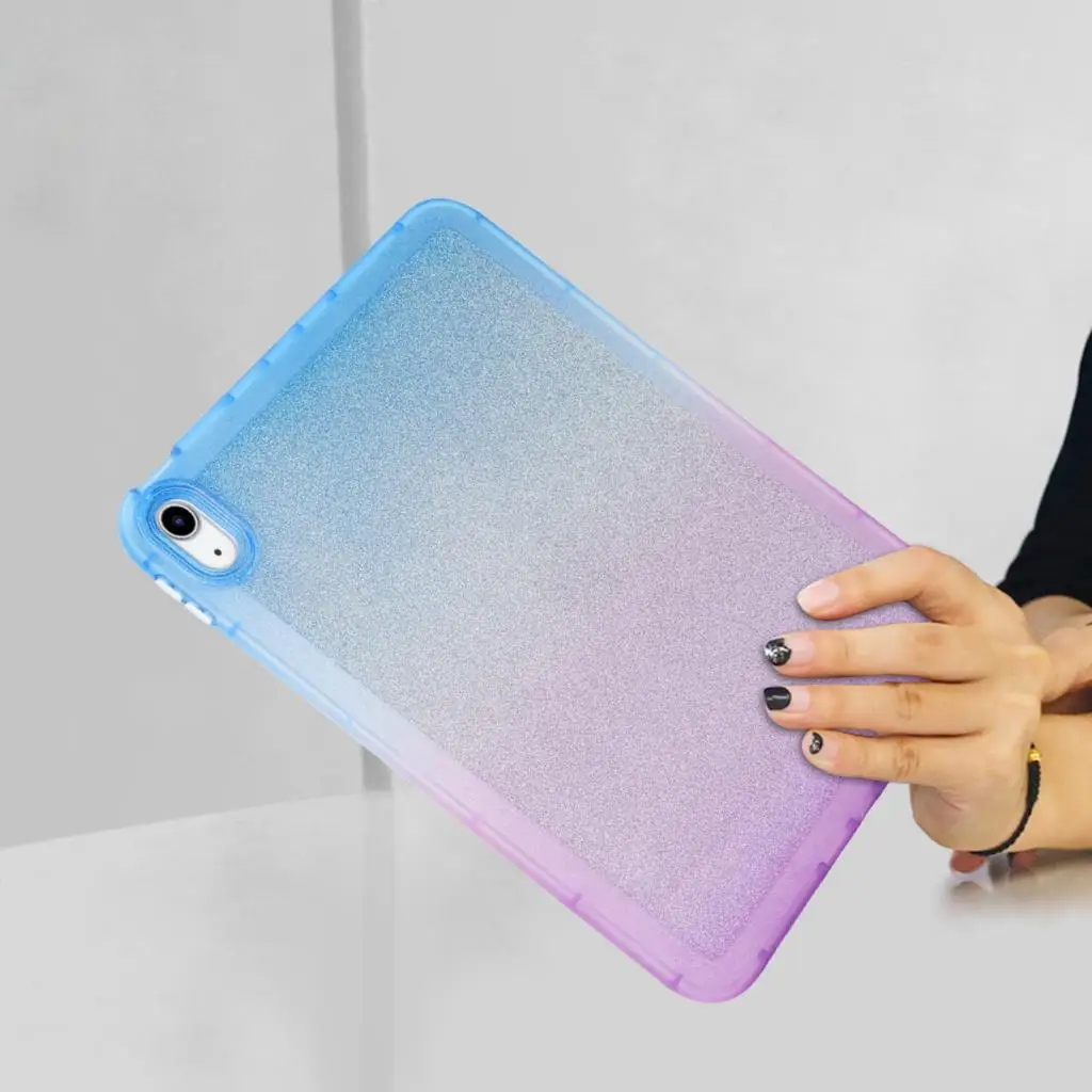 Weiche Glitzerhülle für iPad Mini 4 5 6 Air 3 4 5 Pro11/12.9 iPad 5 6 7. 8. 9. Generation iPad 10.9 2022 Schutzhülle Farbverlauf