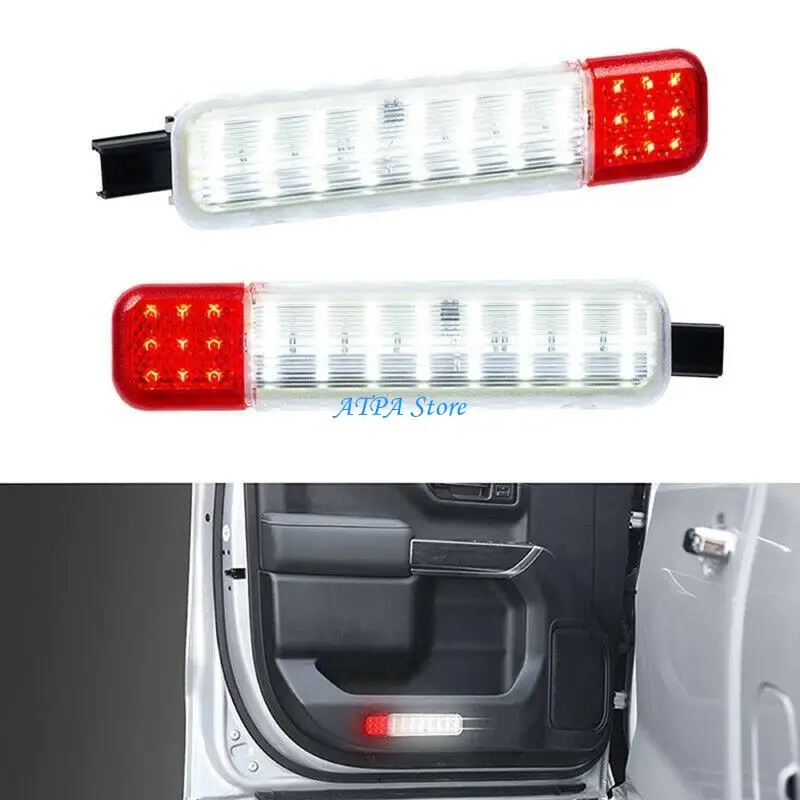 

U13C 2x LED Door Panel Light Courtesy Lamp For Silverado Suburban 1995-2007 15021517 15021518 923-103 923-104 Car Accessories