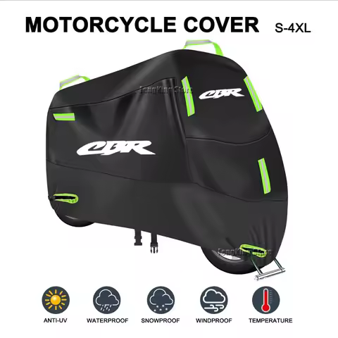 For Honda CBR 125R 600 650F/R 1100XX 1000F Motorcycle Cover UV Protective Dustproof Snowproof Outdoors Rain Waterproof Cover
