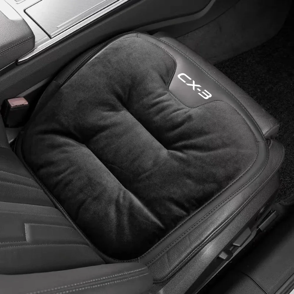 Car Seat Cover Winter Warm Imitation-Fur Vehicle Seat Cushion Anti Slip Soft Protector Cover for Mazda CX-3 CX 3