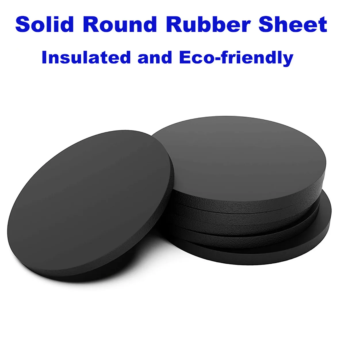 10pcs Solid Rubber Round Sheet Nitrile NBR Seal Gaskets Pad Dia 5/8/10/12/15/18/20/30/40/50/60/70/75-100mm Thick 1/1.5/2/3/4-8mm