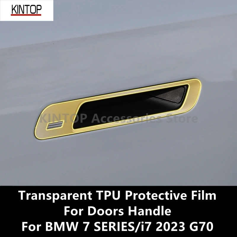 

For BMW 7 SERIES/i7 2023 G70 Doors Handle Protective Sticker Anti-scratch Protection Accessories Refit