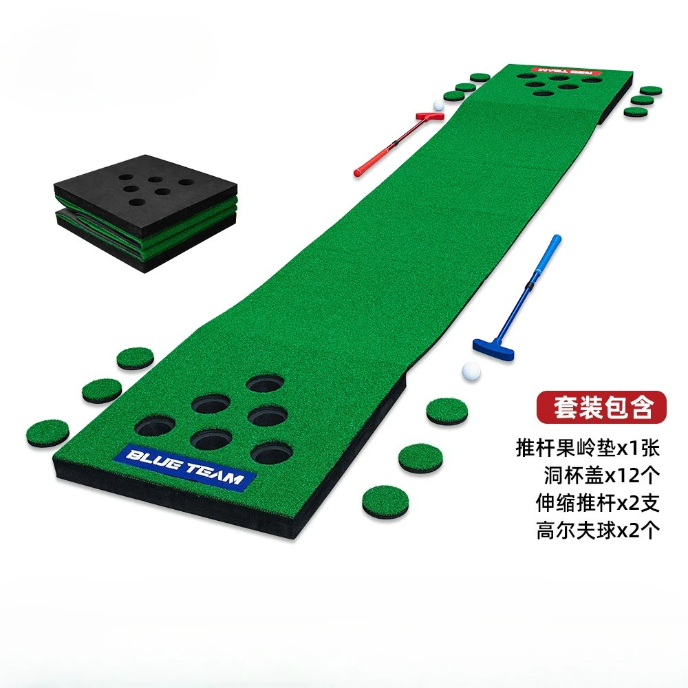 

FUNGREEN Indoor Golf Putting Green Mat Multi Hole Practice Training Game