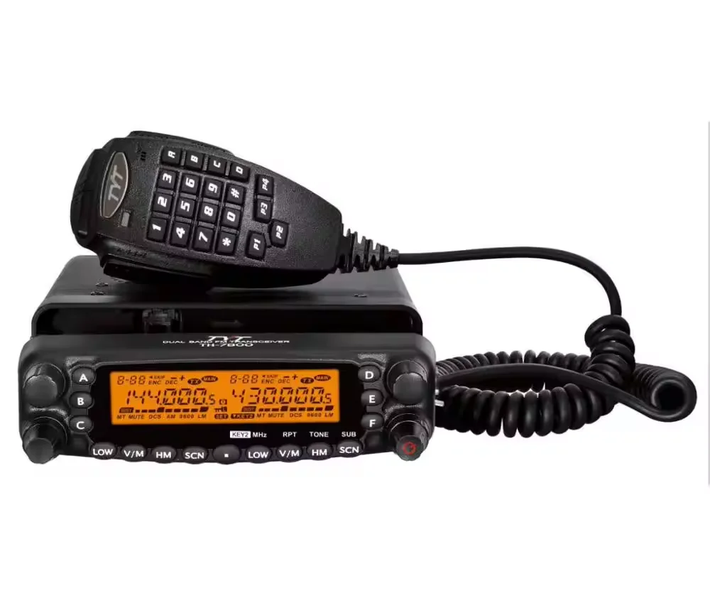 TYT TH-7800 mobile radio vehicle two way radio TH7800 dual band Walkie talkie transmitter for car Transceiver  Long Range