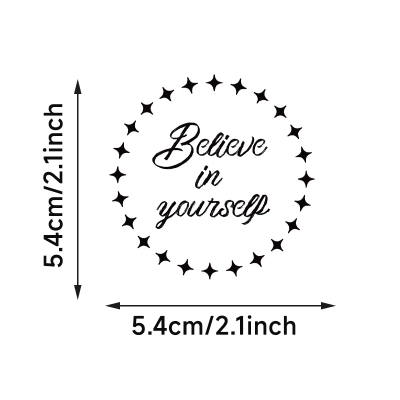 50 قطعة ملصقات ملهمة شفافة سوداء الإنجليزية عبارة الشارات ملصقات عبارة تحفيزية لزجاجات المياه وألواح التزلج #6