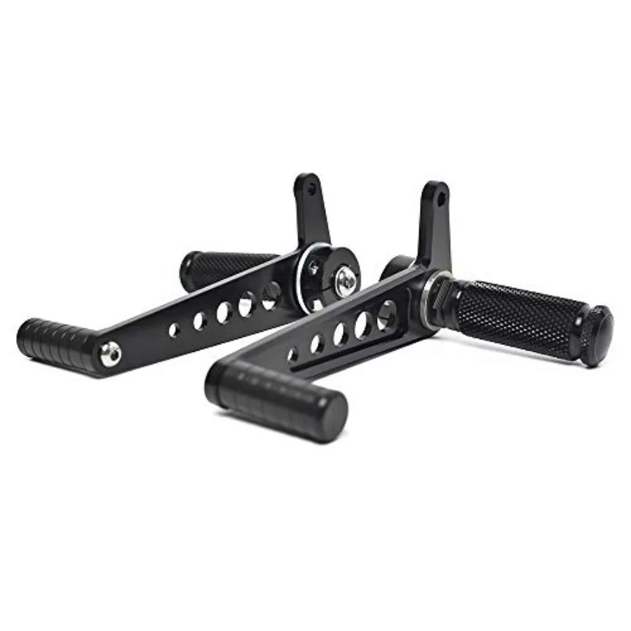 

0051 Motorcycle Rearsets Forward Controls Cafe Racer CNC Aluminum Alloy 1 Pair It may need to be modified to be suitable