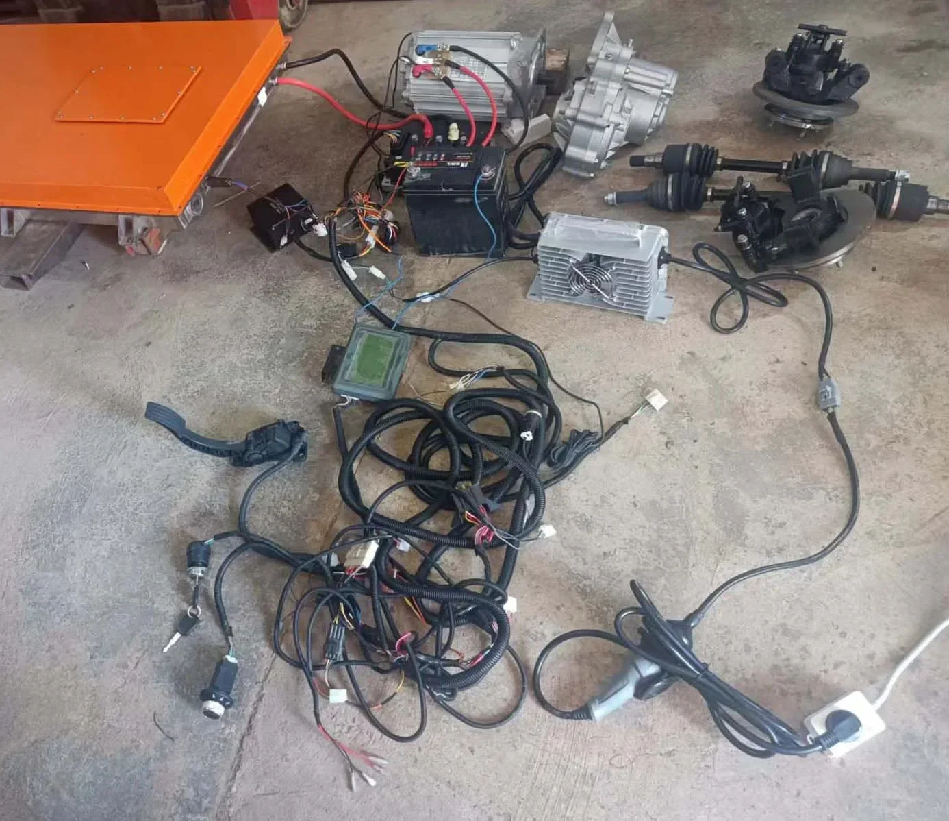 

72v 7.5kw electric vehicle ac motor controller conversion kit