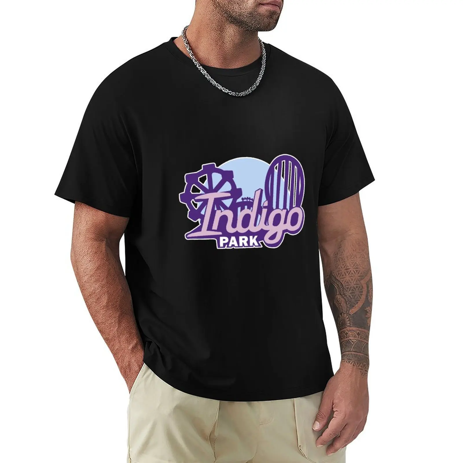 indigo park visitor! T-Shirt Heavy Duty Casual Work Tee