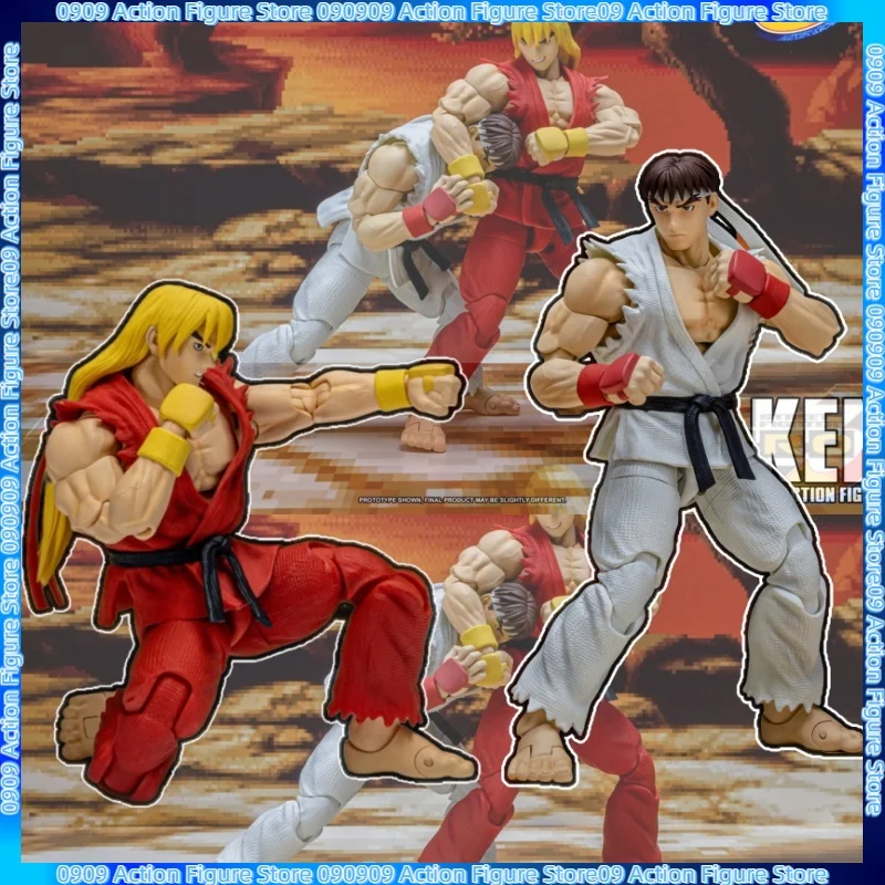 ألعاب العاصفة الأصلية ST ARENA3 1/12 ARENA Ken Sagat متوفرة في المخزون مجموعة شخصيات الرسوم المتحركة ألعاب مجسمة #1