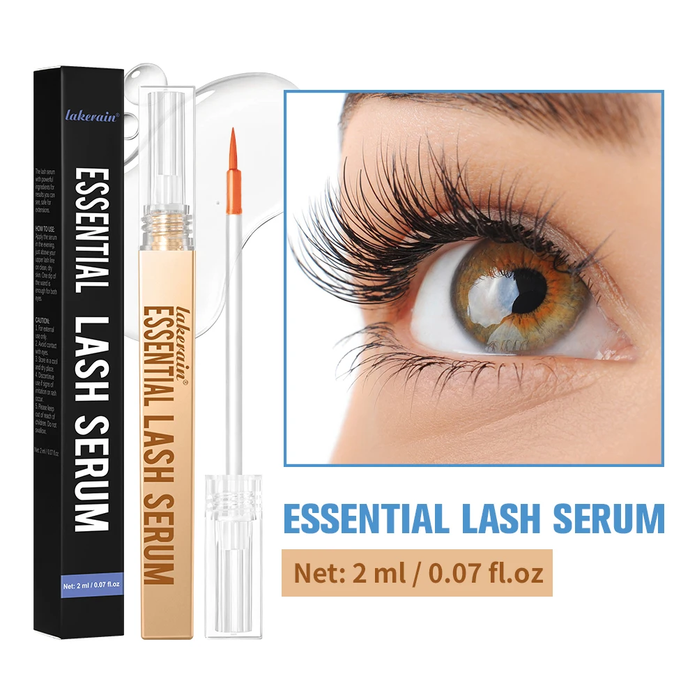 Eyelash Serum Lash Growth Enhancer Fuller Longer Lashes Brows Care For Extensions Natural Lashes Vegan Cruelty-Fre