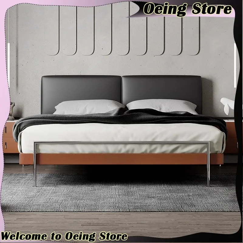 

Headboard Nightstands Bed Upholstered Twin Sleeping Kids Bed Frame King Camas De Matrimonio Dormitorio Bedroom Set Furniture
