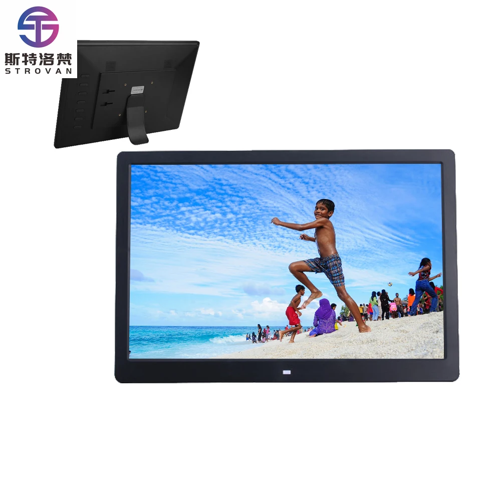 

Large LCD Screen Wall Mountable Auto-Rotate Simple Setup to Use 12 13 14 15.4 Inch Smart Digital Photo Frame for Home Decor