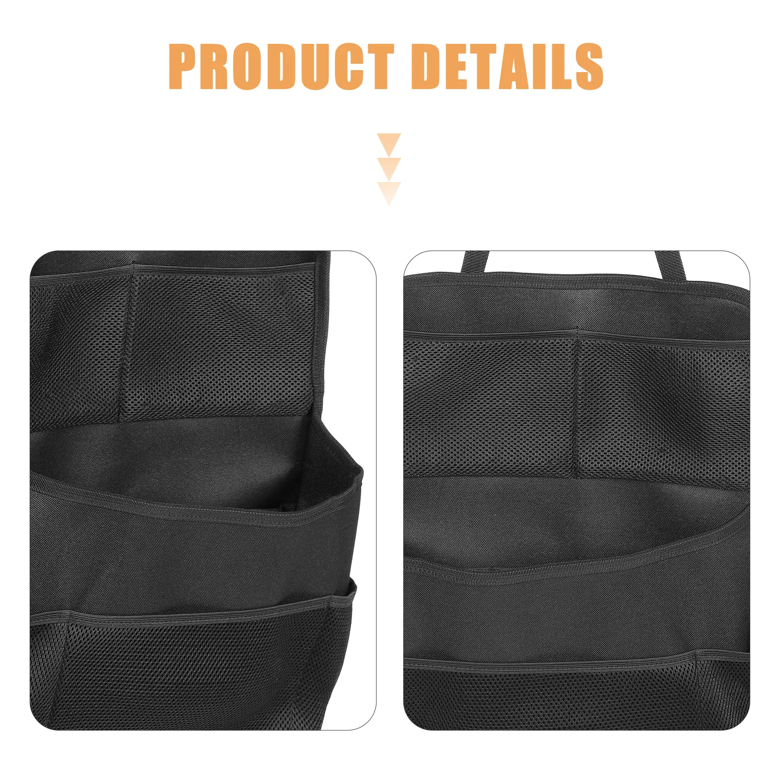 

Органайзер для хранения на заднем сиденье, подвесной сетчатый органайзер для автоматического хранения мелочей, автомобильные дорожные аксессуары