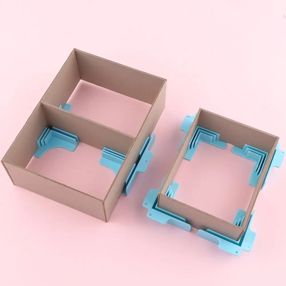 4/6Pcs Corner Holding Design Corner Assembly Clamps Guides For Chipboard Paper Craft Divider Assembly Clamps