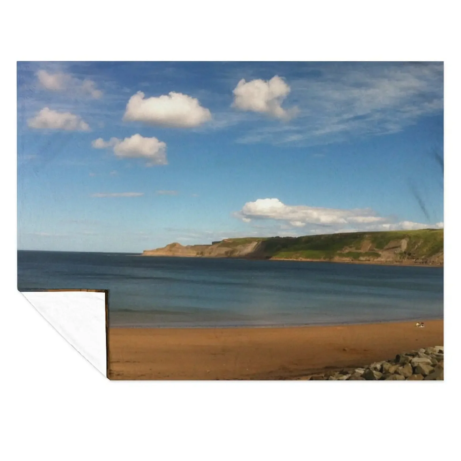 

Runswick Bay, North Yorkshire Throw Blanket Polar Sofa Throw Flannel Blankets Sofas Of Decoration Blankets