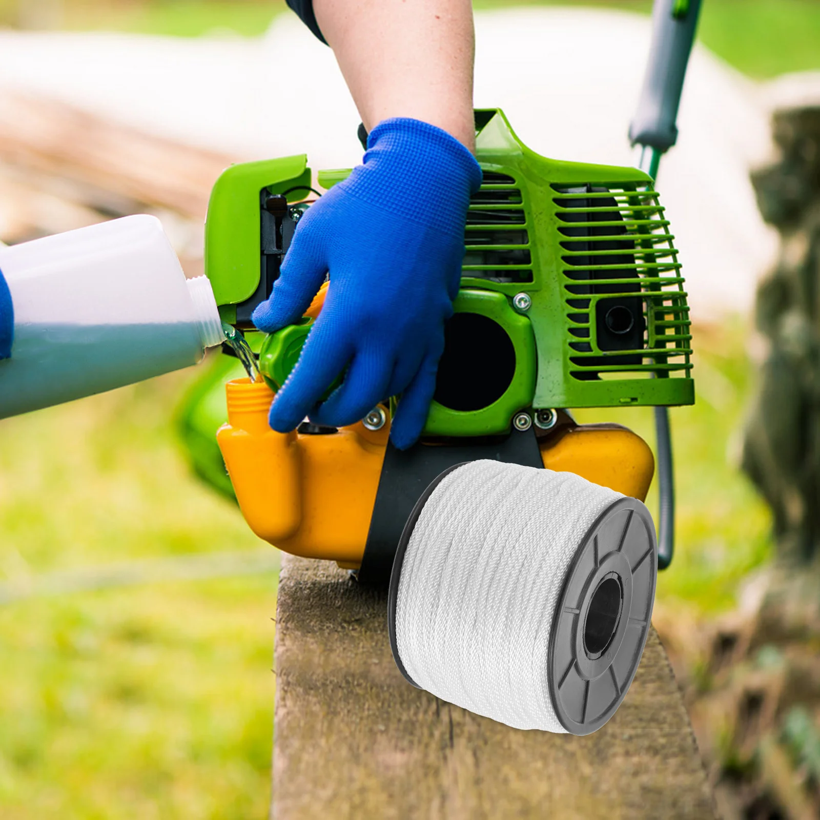 

1 Roll Oil Saw Pull Cord Engine Recoil Starter Rope Nylon Mower Chainsaw Starter Rope Pull Cord Replacement Engine