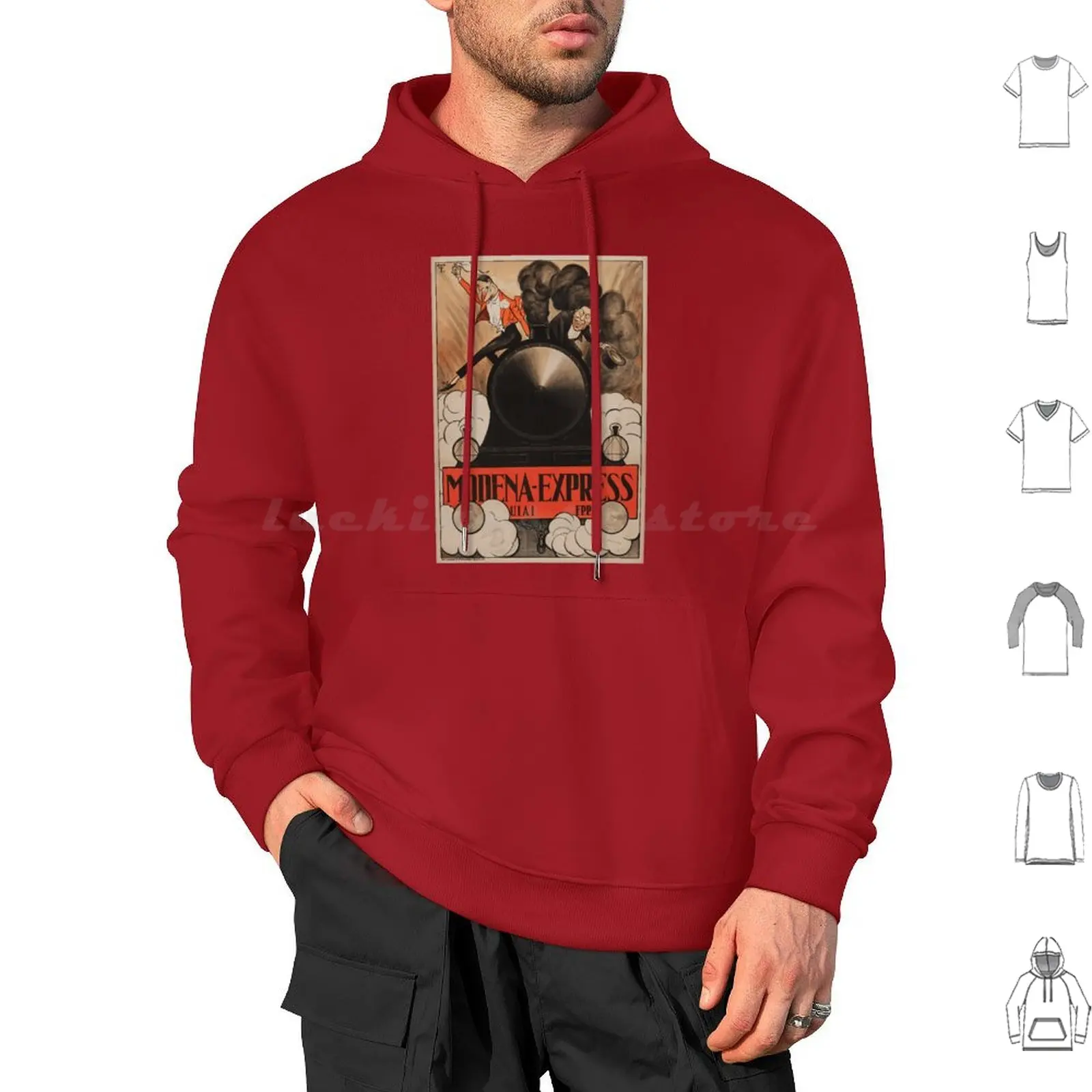 Travel Poster Italy : Vintage Art Print Inviting You To Explore The Beauty Of Italia Hoodie cotton Long Sleeve Travel Italy