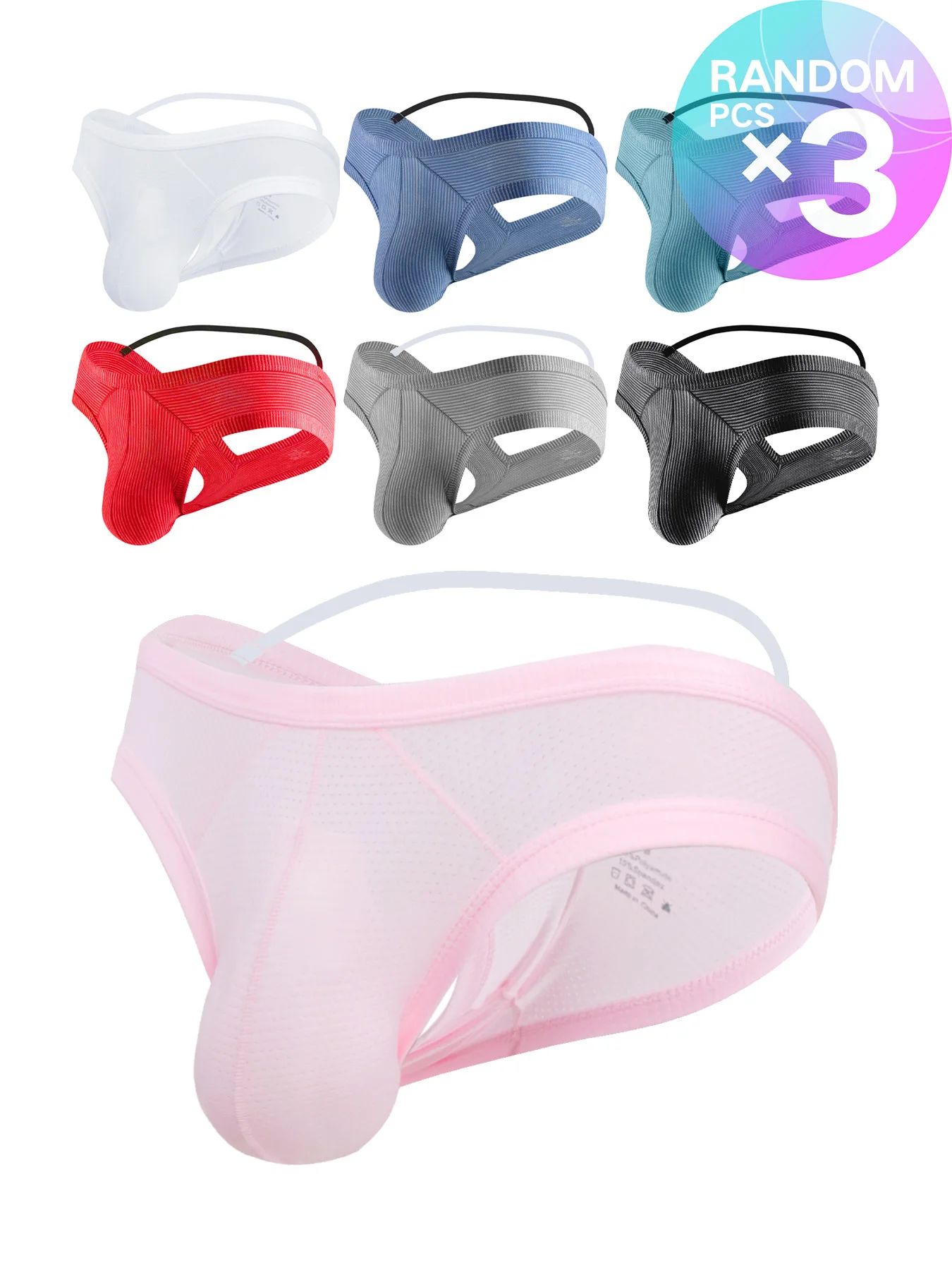 جديد أزياء الرجال الملاكمين مثير رجل الملاكمين الملابس الداخلية ملخصات شبكة Cueca Masculina Ropa الداخلية Hombre calzoncillos مثير الجوف 3 قطعة