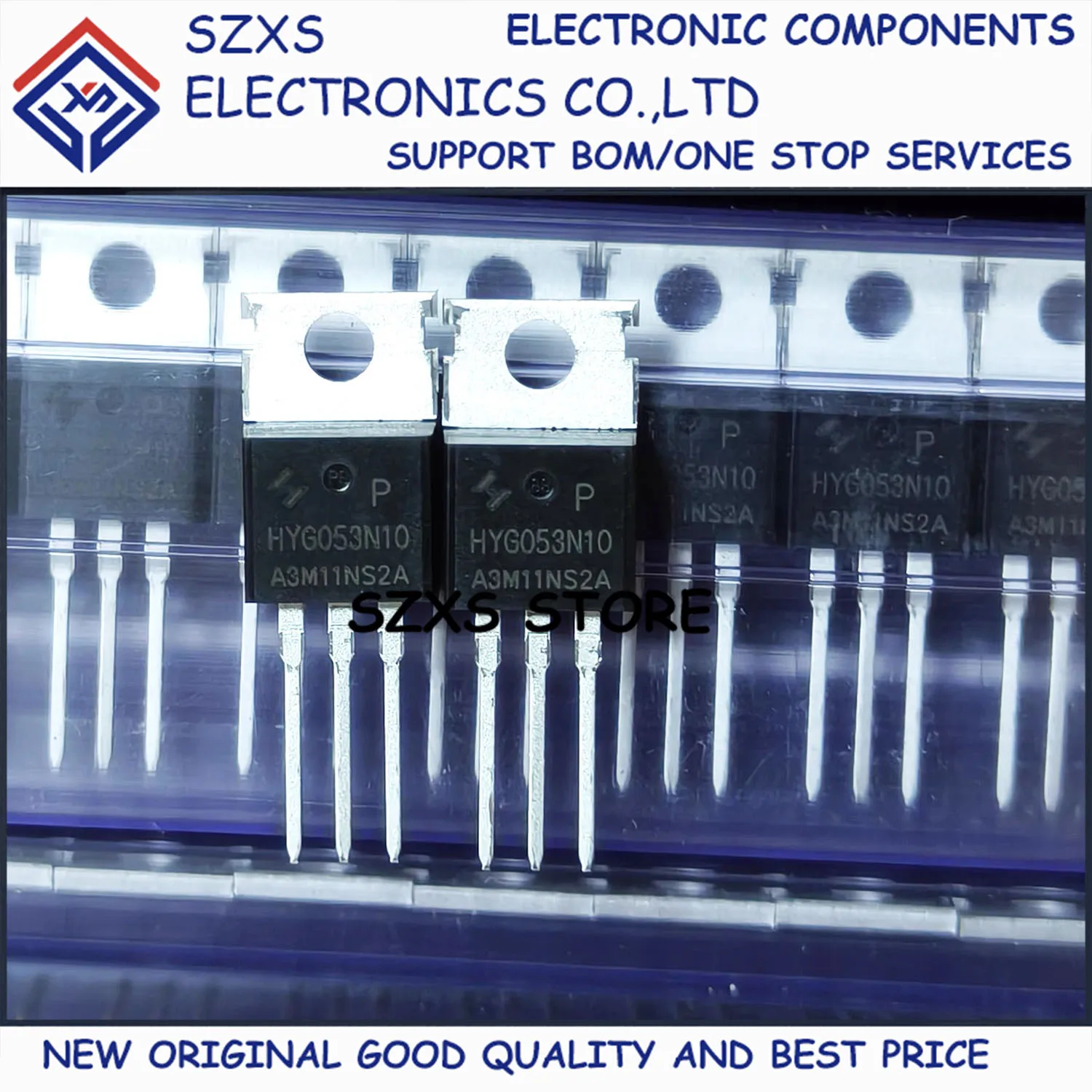 New Original 10Pcs HYG053N10NS1P HYG053N10NS2P HYG053N10 TO-220 MOSFET Field Effect Transistor In Stock Good Quality