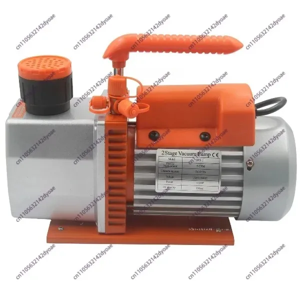1/2HP 2 Stage Rotary Vane Vacuum Pump 5 CFM Air Conditioning Vacuum Pump 1/4