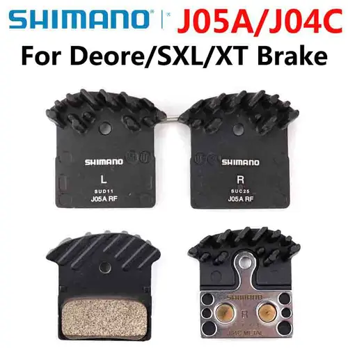 Pastillas de freno SHIMANO J05A J04C J03A DEORE XT SLX DEORE pastilla de hielo de resina/metal pastilla de freno técnica para M785 M6100 M7100 M8100 M6000 M9000
