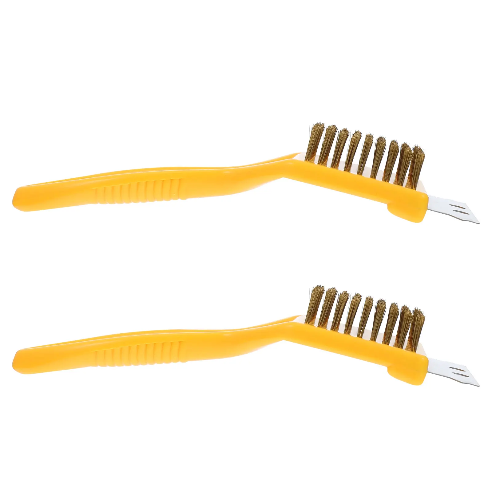 

2 pcs BBQ Grill Cleaning Brushes Brush Lightweight Durable Copper Wire Cleaner for Outdoor Kitchen Use Home Daily Supplies