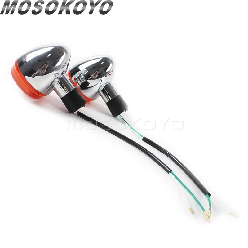 E13 Turn Signals Light Motorcycle Turn Signal Indicator Flashing Amber Lamp Blinkers For Honda Shadow 750 VT750 VT 750 400 04-07