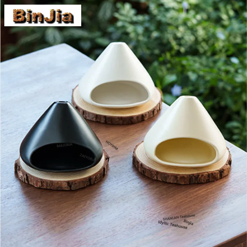 Ceramic Volcanic-shaped Incense Holder Diffuser Incense Burners Aromatherapy Censer Teaset Accessories Ornaments Collection