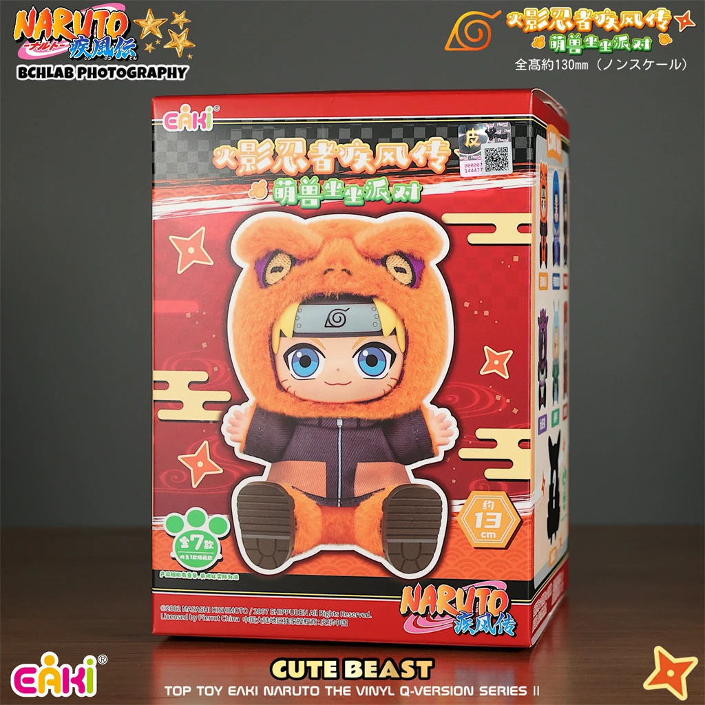 Auf Lager Original TOPTOY EAKI Naruto Sit-in Party Konohagakure San'in Jiraiya Orochimaru Tsunade Niedliche Plüsch Blind Box Spielzeug Geschenke
