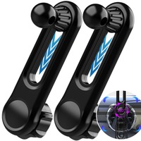 Car Phone Holder Accessories Car Air Outlet Metal Hook Clamp Upgrade 17mm Ball Head Base for Car Air Vent Clip Mount GPS Stand