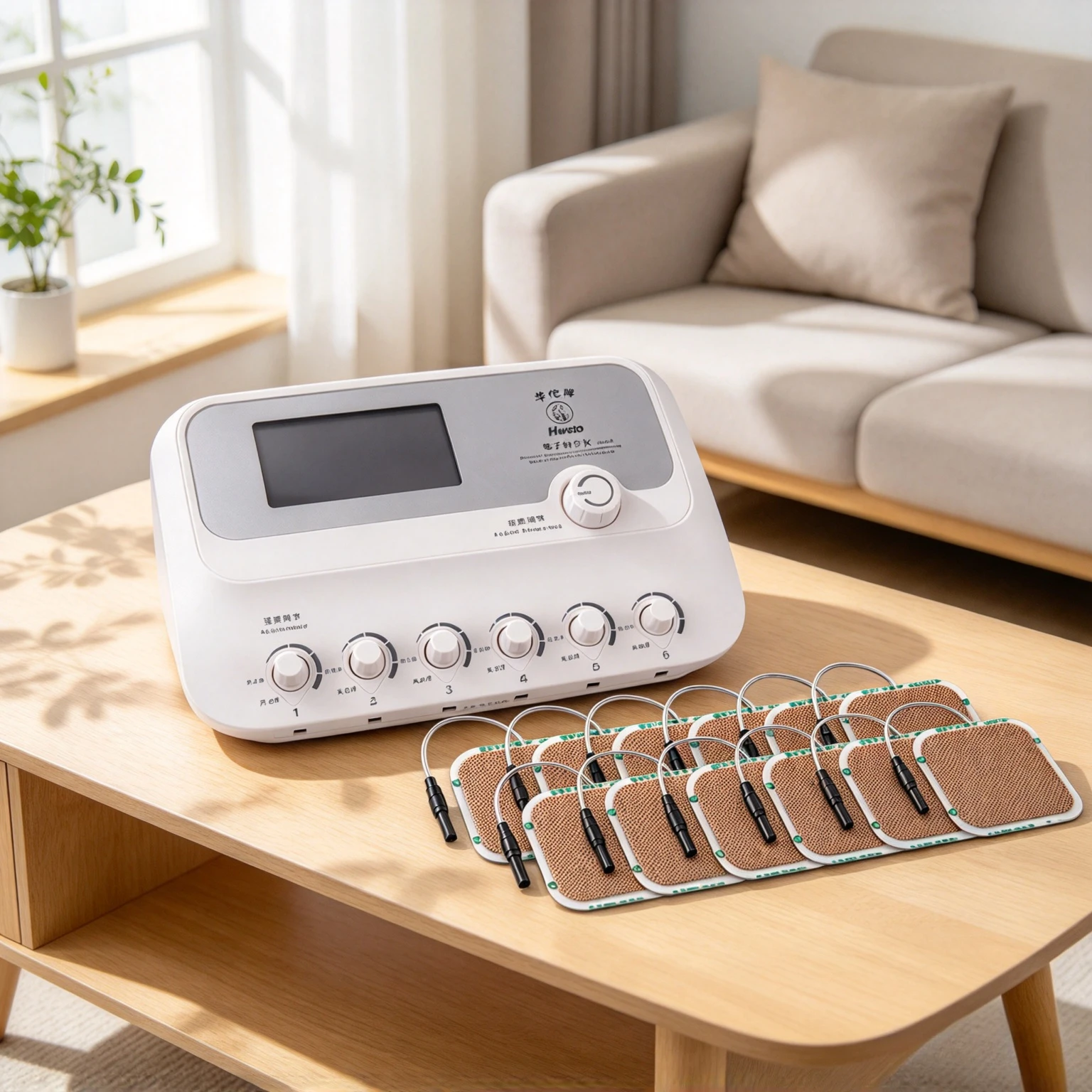6 Output Channel TENS Body Massager Tennis Electroestimulador Muscular Electric Muscle Stimulator Physical Therapy Masajeador