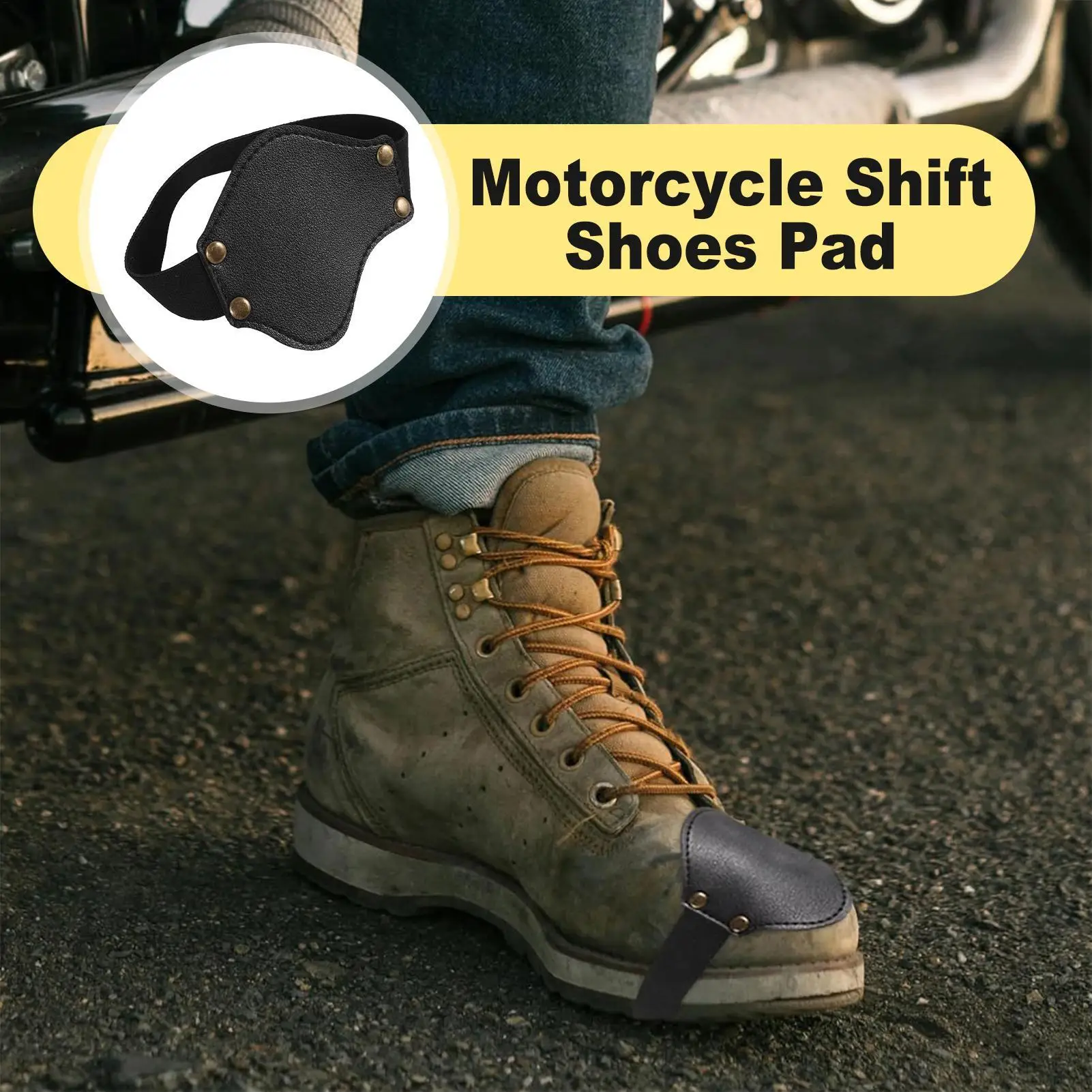 Motorcycle Shoes Protector Shift Shoes Pad Waterproof Shifter Protective Cover Motorcycle Accessories for Rain Dirt Riding