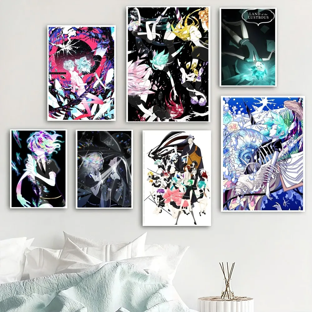 Bilibili Anime Land of the Lustrous Poster Home Room Decor Livingroom Bedroom Aesthetic Art Wall Painting Stickers