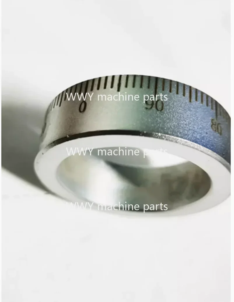New 0-100 Dial Outer Diameter 50x Inner Hole 38x Thick 15mm Scale Ring 45# Steel Machine Tool Accessories Accurate Durable