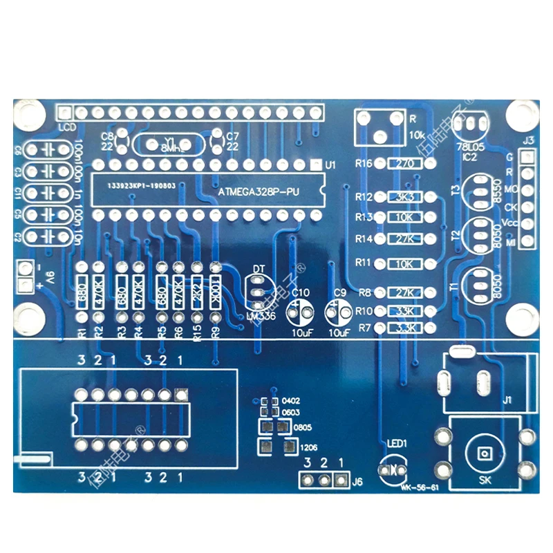 Tester próbnik elektroniczny zestaw budowlany DIY płytka spawalnicza do elektronicznego pomiaru rezystancji-zestawy triody pojemnościowej DIY