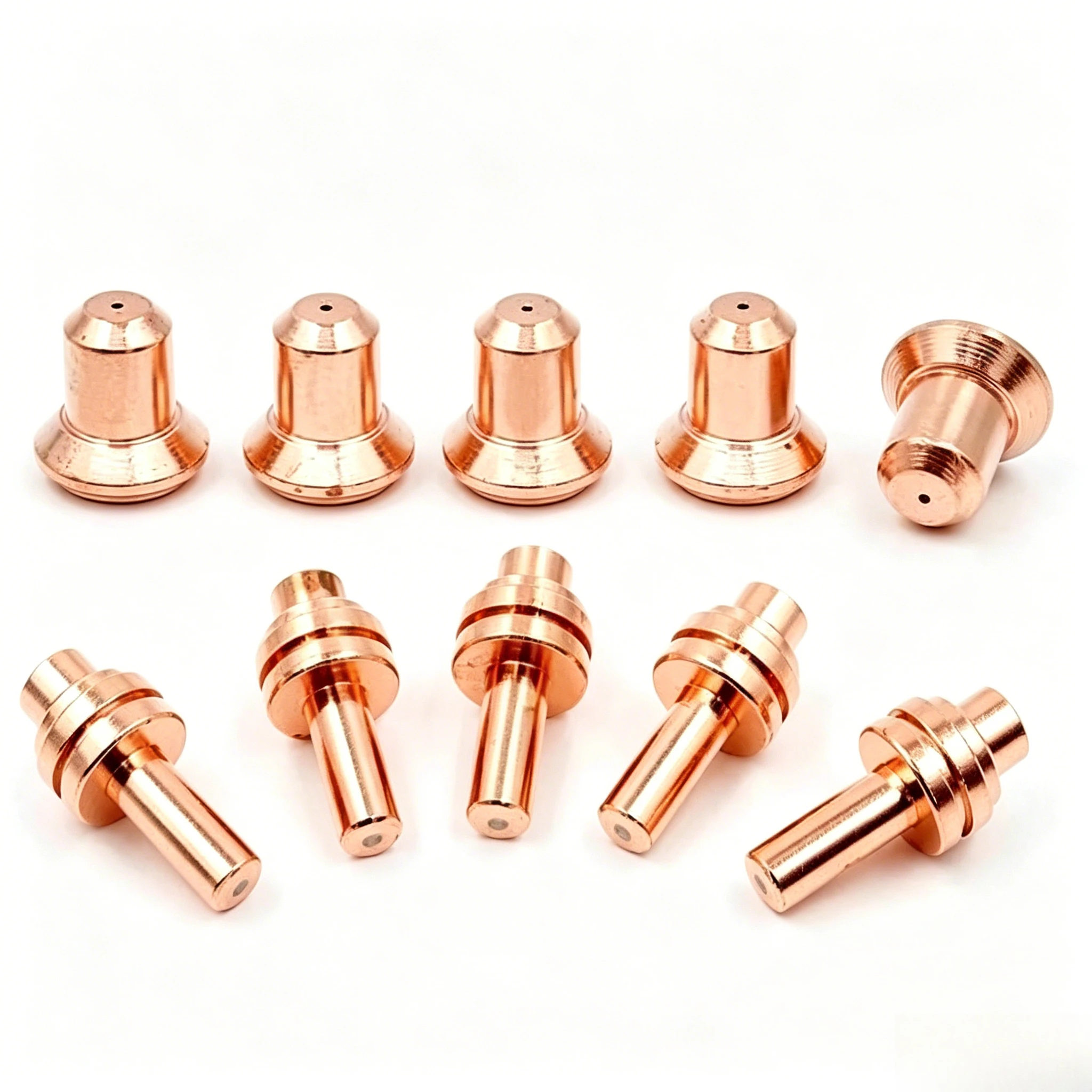 10Pcs 020382 Electrode + 120504 Extended Nozzle for PMX 350/380 PAC110 Plasma Torch