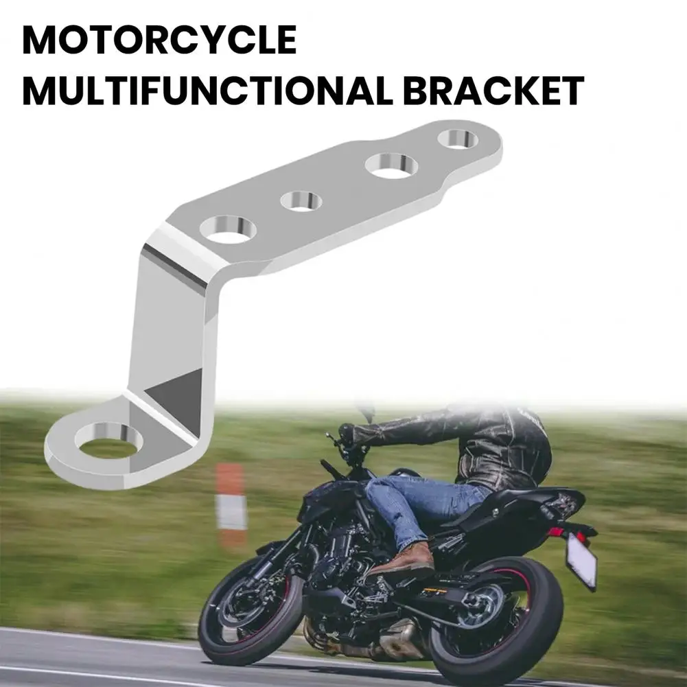 Motorcycle LED Spotlight Rack Rearview Mirror Storage Holder Modified Motobike LED Lamp Rack Aluminum Alloy Lamp Bracket