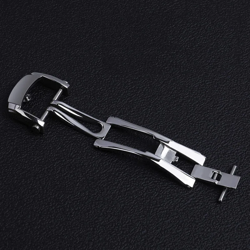 18mm High Quality 316 Stainless Steel Folding Buckle For Patek Strap Philippe Leather Rubber Watchband Nautilus Pin Clasp