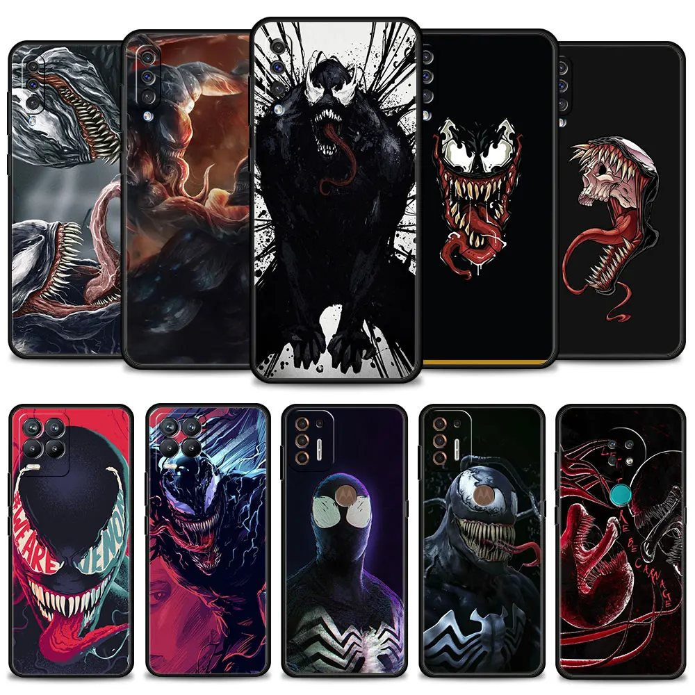 Funda per Samsung Galaxy A50 A30 A70 M31 custodia per Nokia X100 X10 G21 Cover Silicone Coque Marvel Venom 2 Tom Hardy