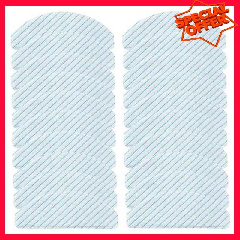-ESTR trapo fuerte desechable para Ecovacs Deebot Ozmo T8 Aivi T8 MAX piezas de limpiador al vacío almohadillas de ciclomotor repuestos 300 Uds