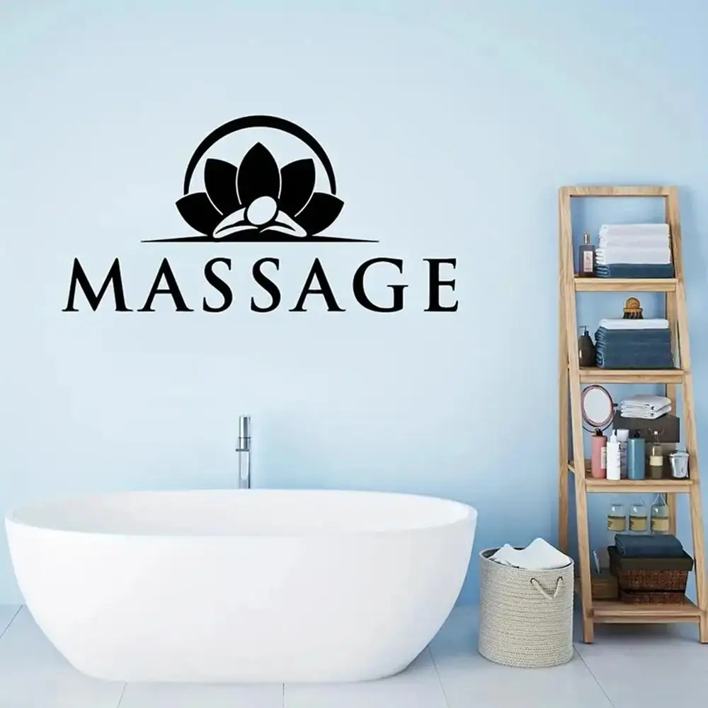 1 pc hot sale massage yoga waterproof Wall Sticker Removable Wall Stickers Diy Wallpaper For Home Decor Living Room Bedroom