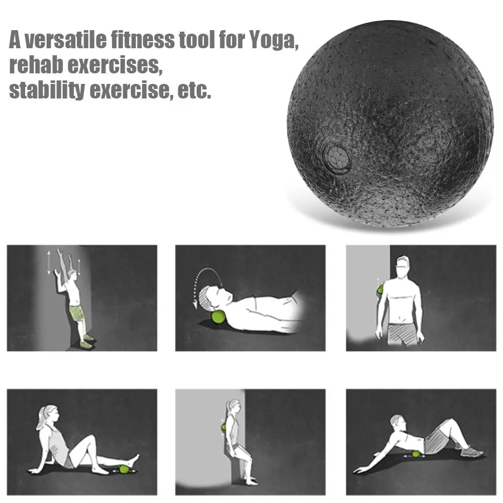 مجموعة كرات التدليك الدوارة من إسفنج اليوغا لتخفيف آلام العضلات أداة تمرين الإفراج والإجهاد 02