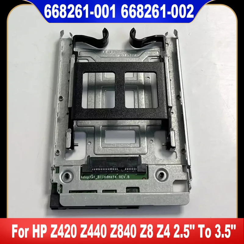 668261 -001 668261 -002 para HP Z420 Z440 Z840 Z8 Z4 disco duro SAS SATA SSD Caddie 2,5 "a 3,5" soporte adaptador envío rápido