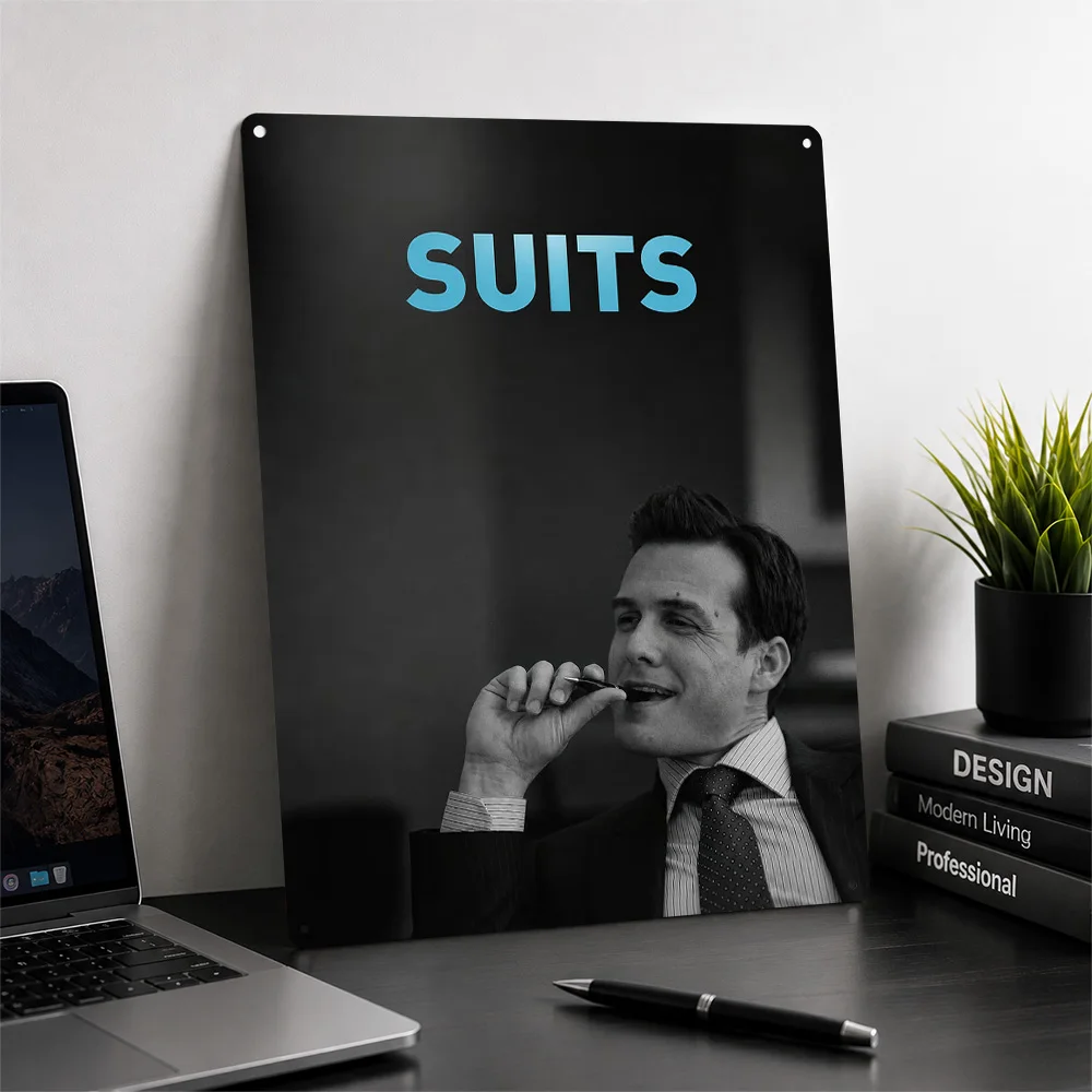 Suits TV Show Metal Poster Perfect Gift for Fans Lovers Customized Wall Art Metal Sign for Luxury Decoration Home Decorations